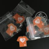 Orange shirt pins with Unifor logo