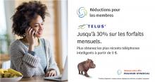 rabais avec Telus Mobilité